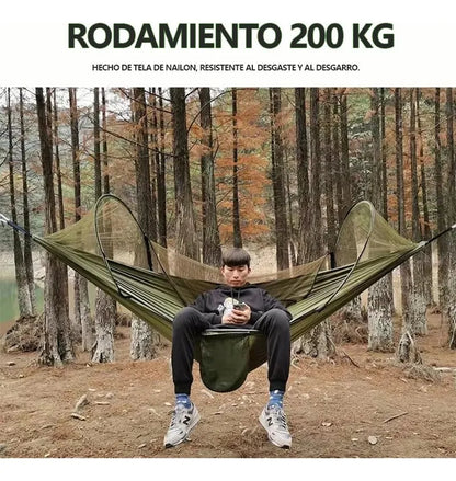 HAMMOCK STELAR CAMPING + KIT DE INSTALACION.
