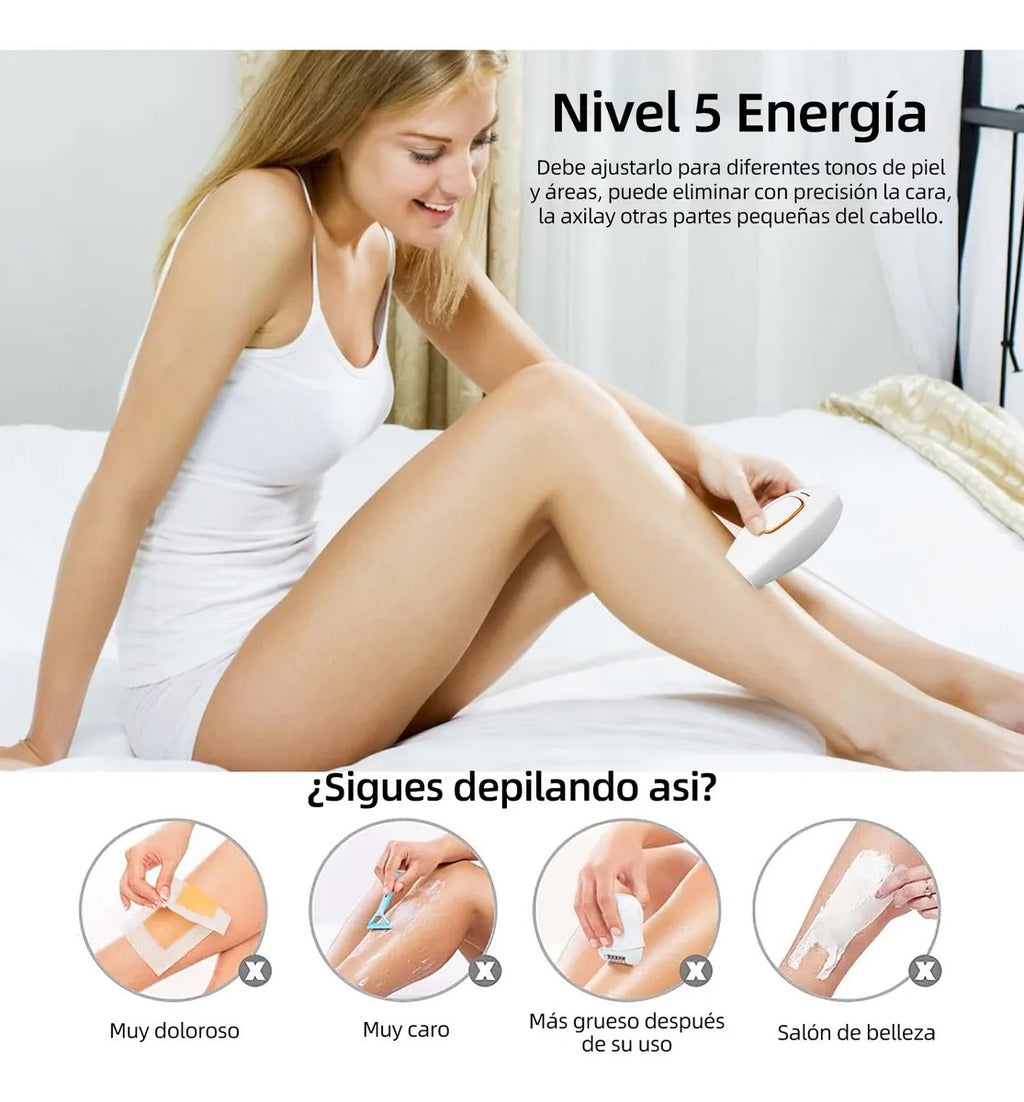 Depiladora Láser Hairless de luz  I.P.L