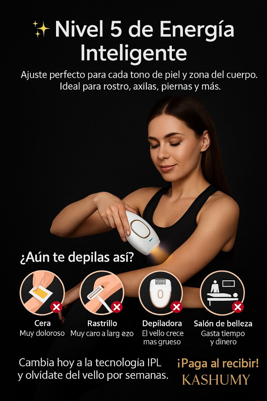Depiladora Láser Hairless de luz  I.P.L
