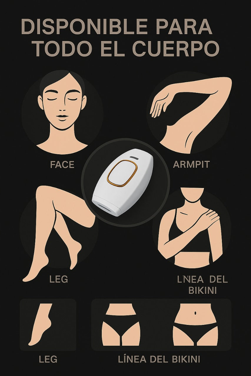 Depiladora Láser Hairless de luz  I.P.L