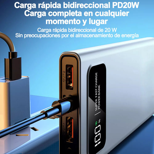 Batería Power Bank 10.000 MAH 15 W.